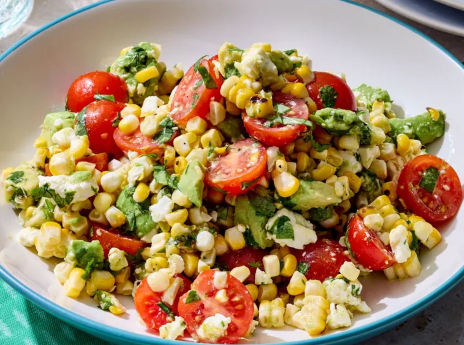 Grilled Corn and Avocado Salad