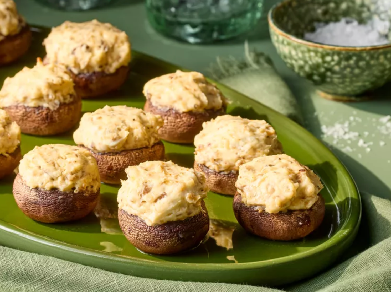 Stuffed Cream Cheese Mushrooms