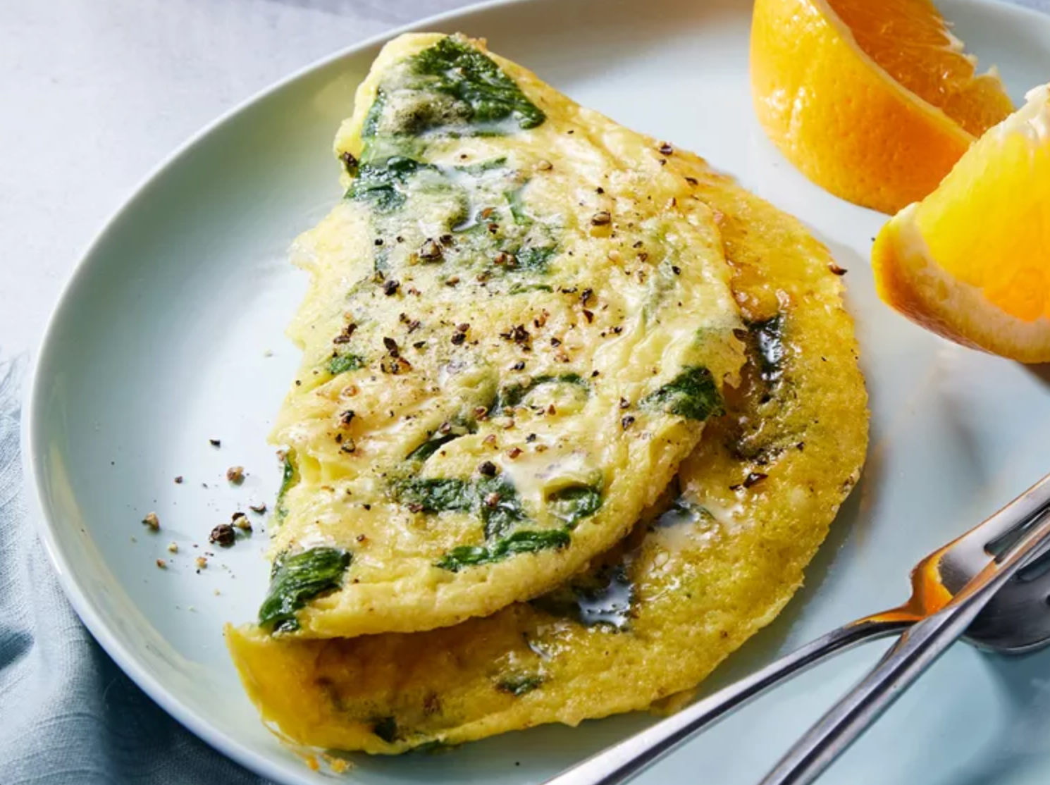 Baby Spinach Omelet