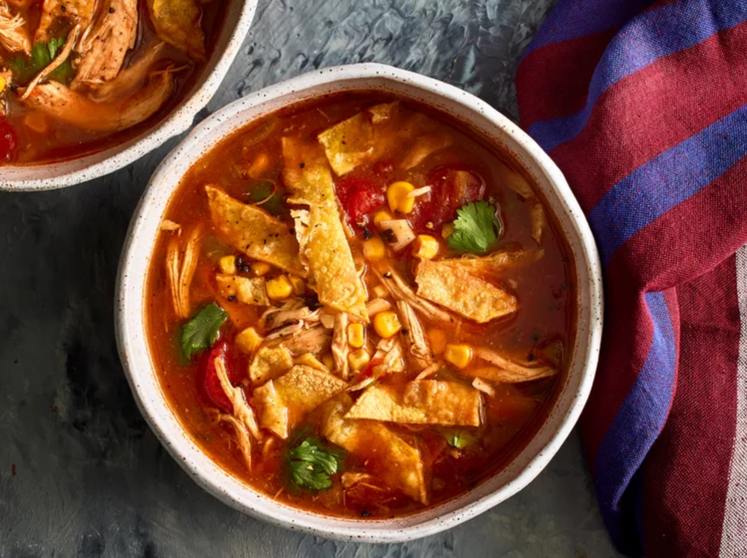 Slow Cooker Chicken Tortilla Soup